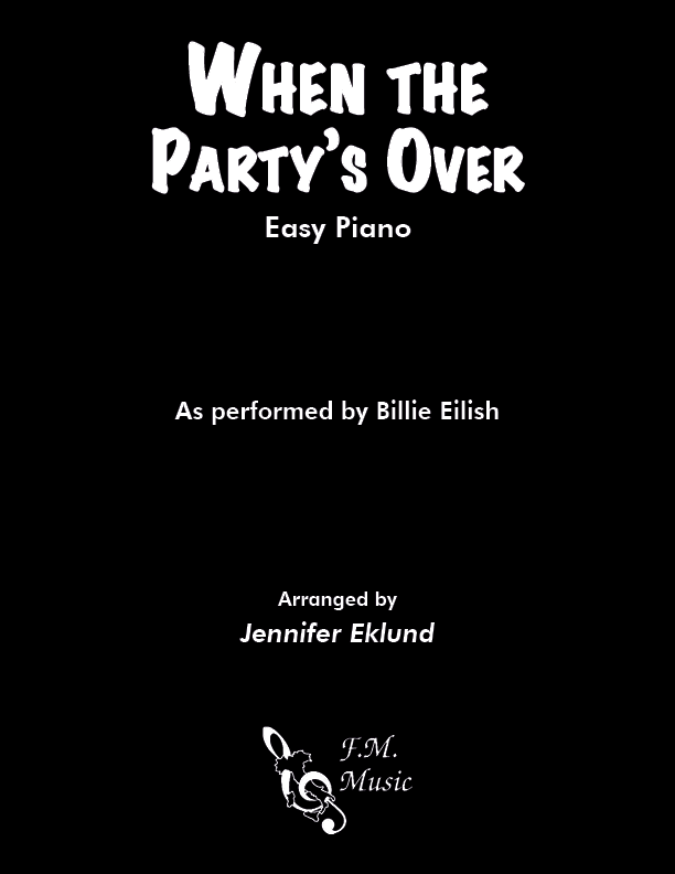 When the Party's Over (Easy Piano)